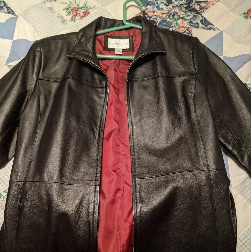 Women's Faux Leather Jacket